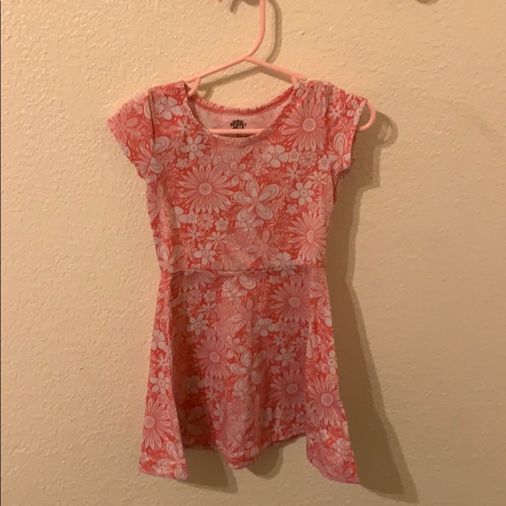Beverly Hills princess pink and white spring dress
